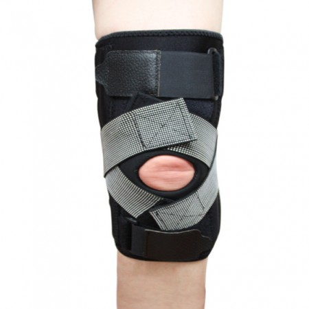 Universal Wrap Around Knee Brace / Open Patella - Adjustable Neoprene Knee Brace