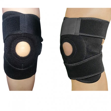 Universal Hinged Knee Brace - Knee Brace with Hook&Loop Plush Fabric